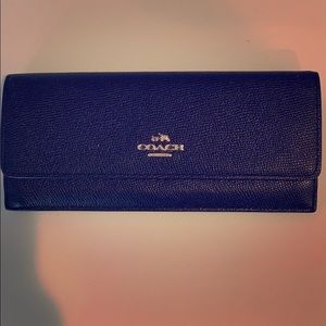 Black Coach Leather Wallet